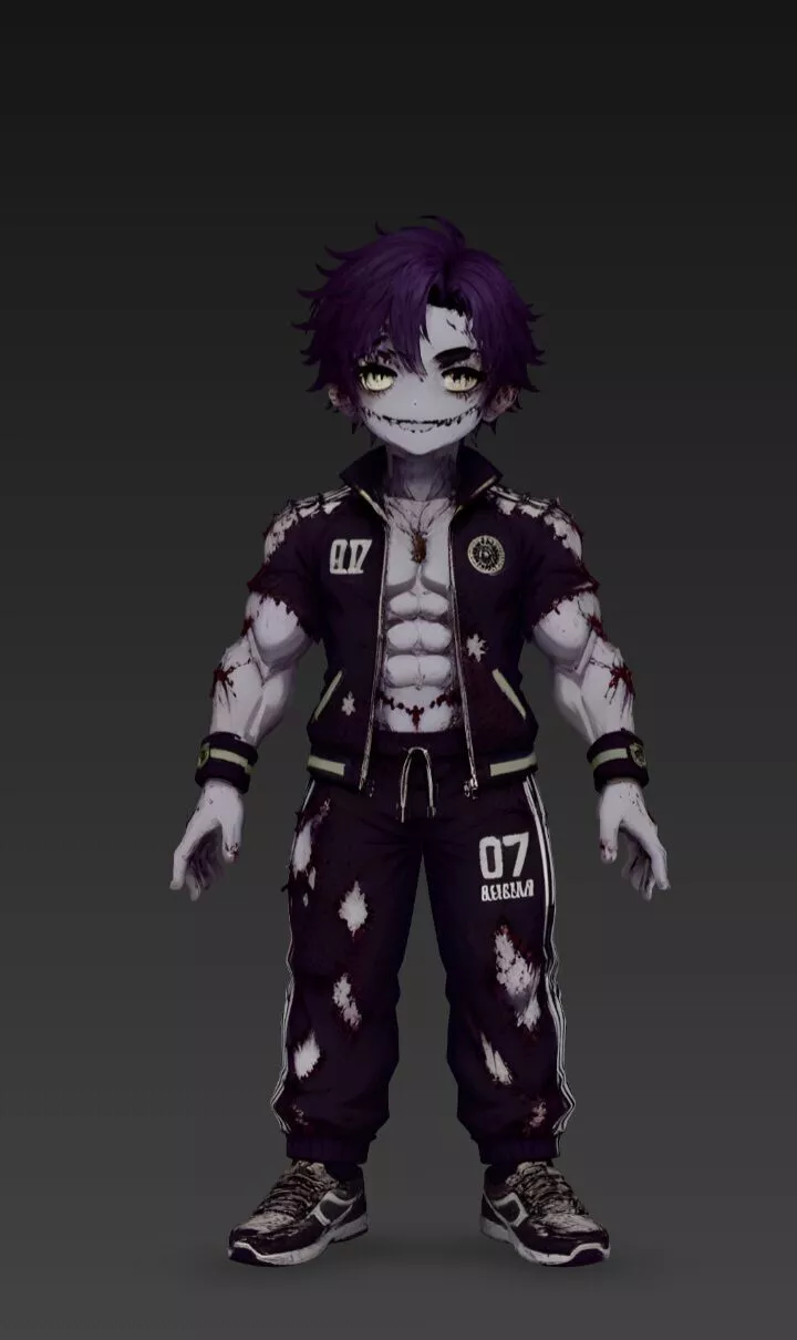 Orion Palejaw Chibi Zombie 3D model
