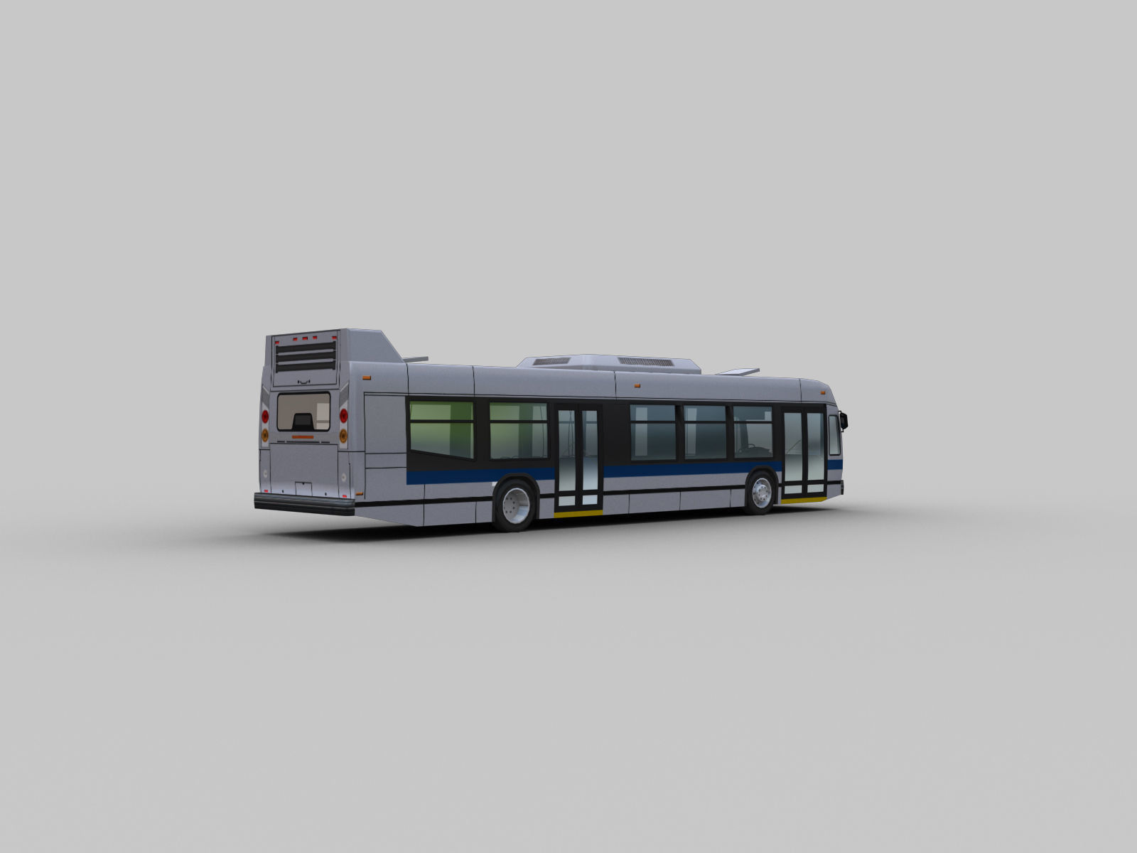 Nova Bus LFS Low-poly 3D model_2