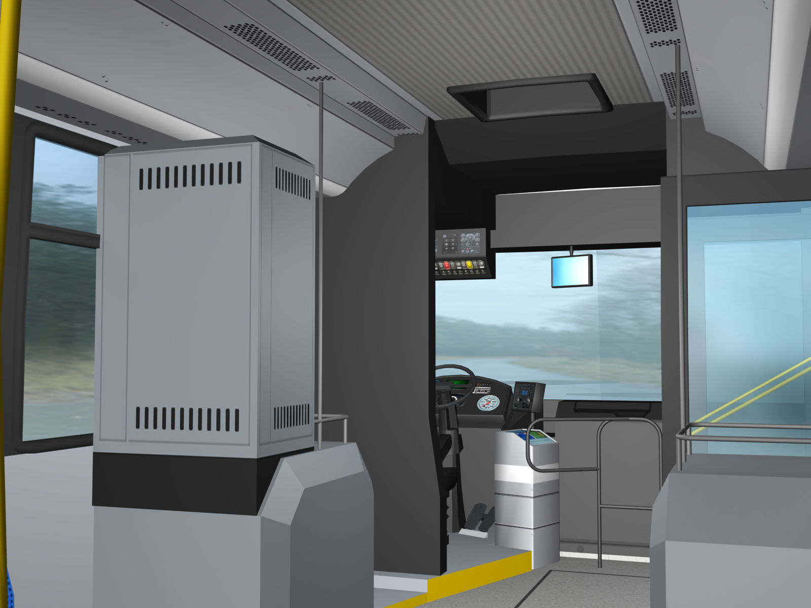 Nova Bus LFS Low-poly 3D model_6