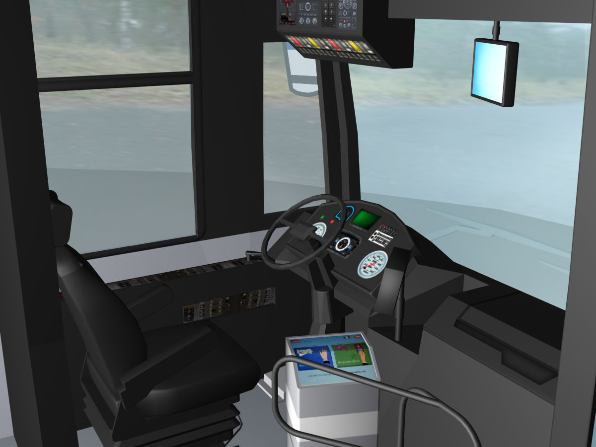 Nova Bus LFS Low-poly 3D model_5