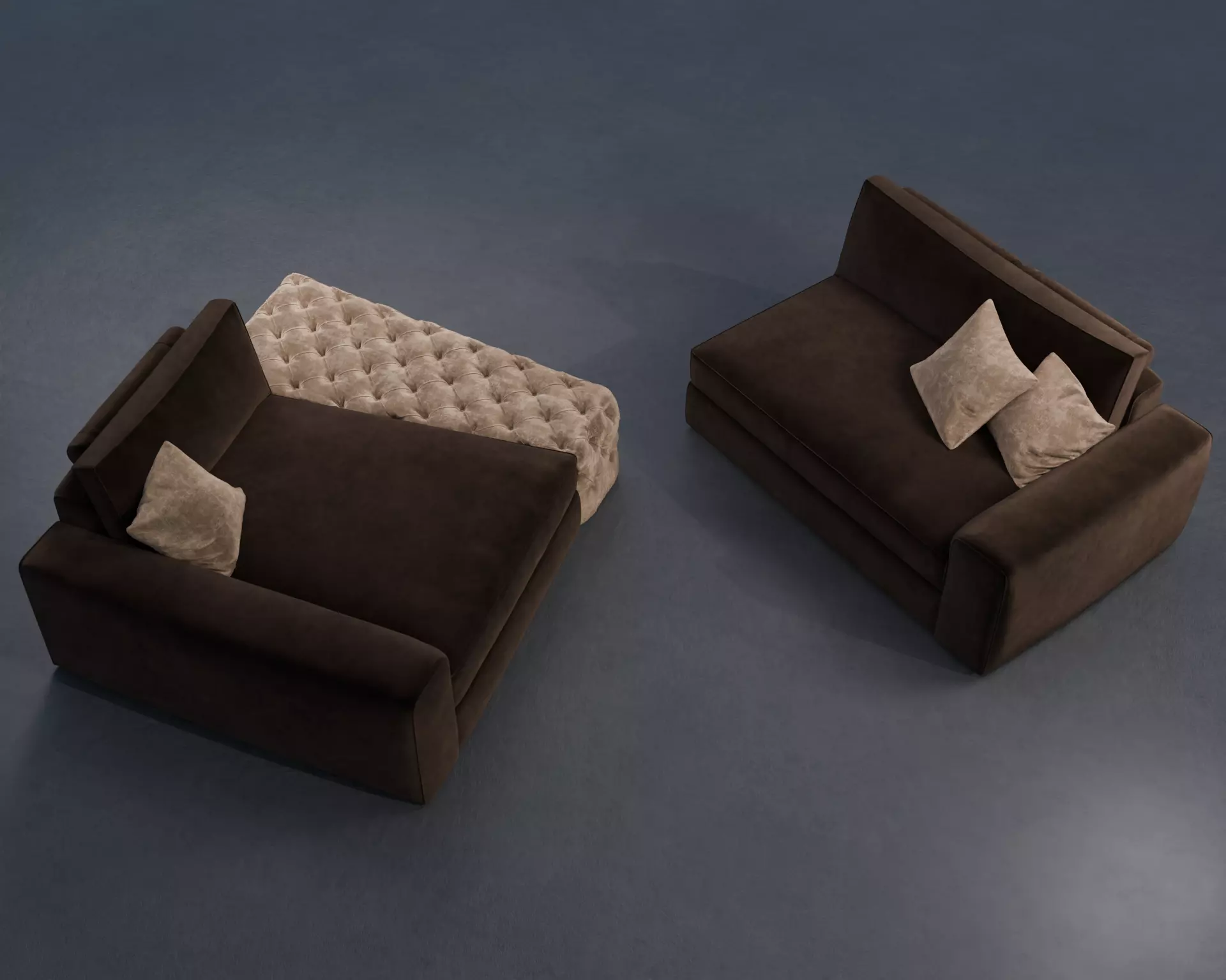 Berto jeoy sofa 3D model