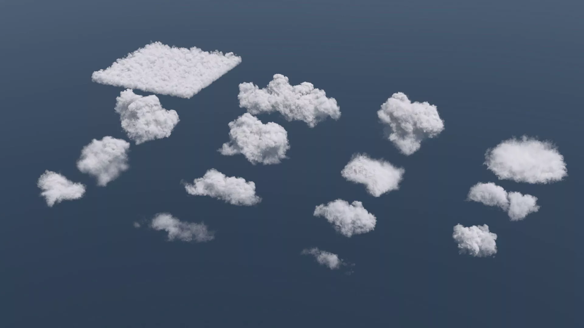 Sky Cloud Volume 15 VDB Pack For Blender 3D model