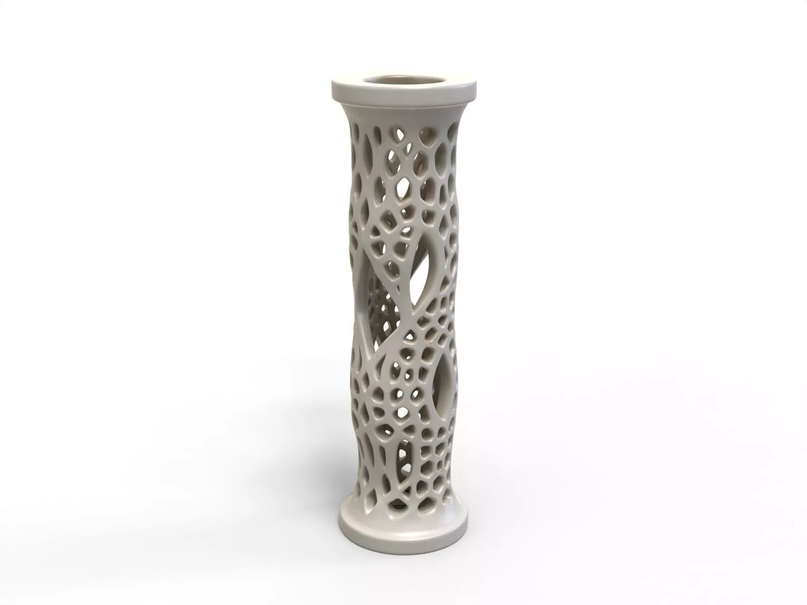 3D Printable Voronoi Honeycomb Pillar 3D print model