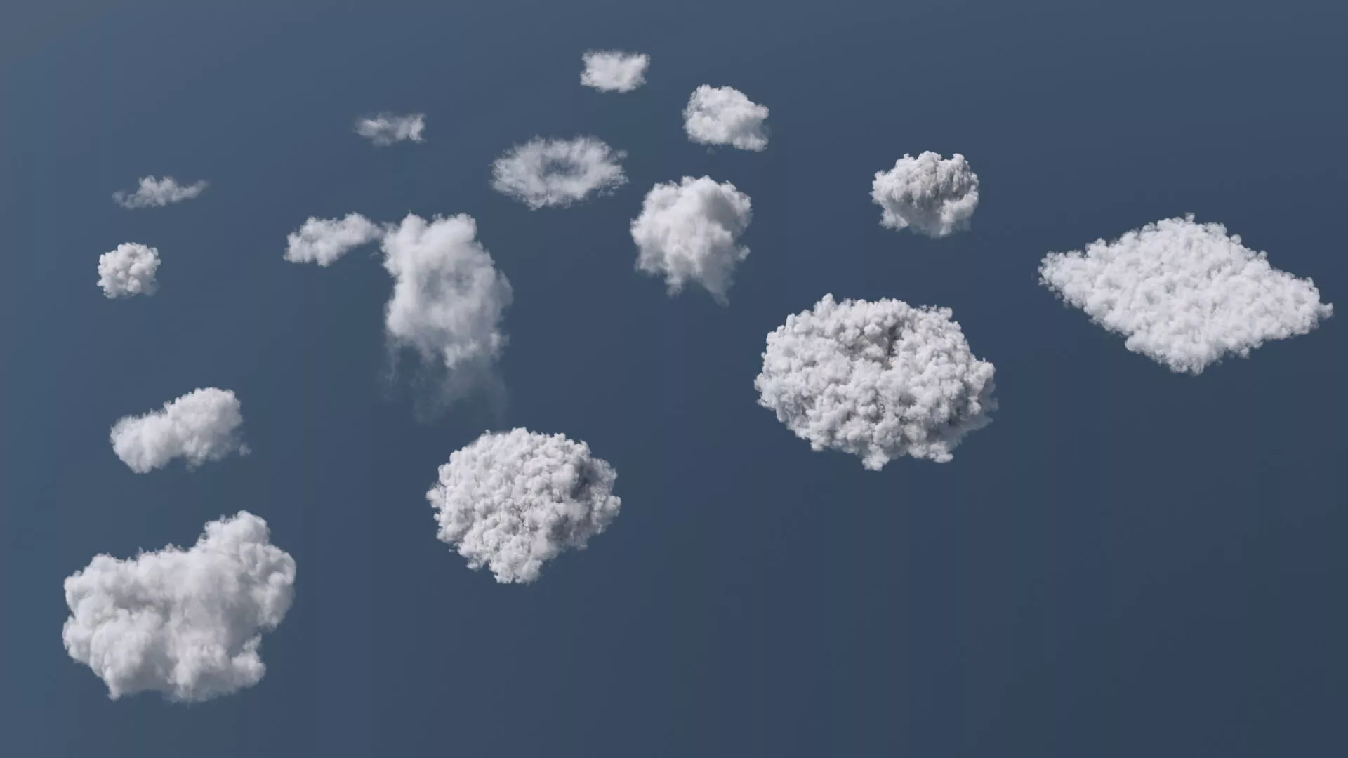 Meteorological Cloud 15 VDB Pack For Blender 3D model