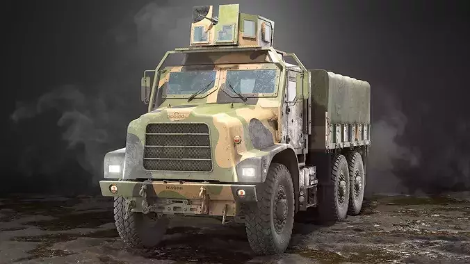 Cargo Truck Oshkosh MTVR MK23 PBR