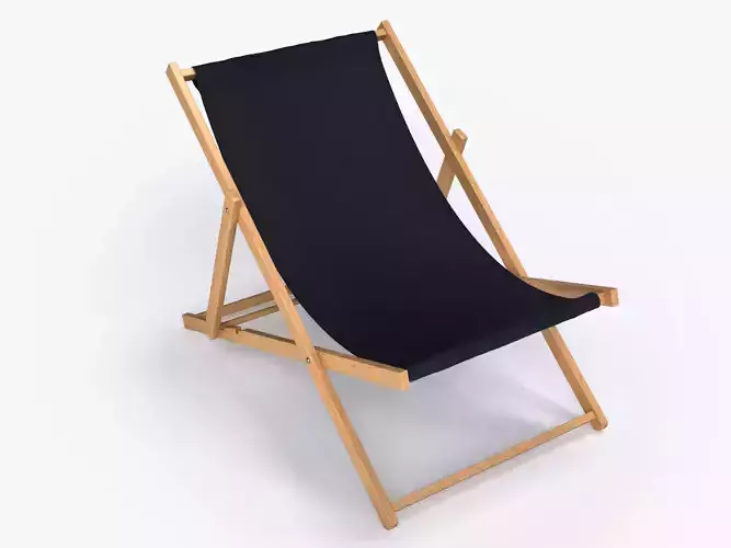 Deck Chair 3D model