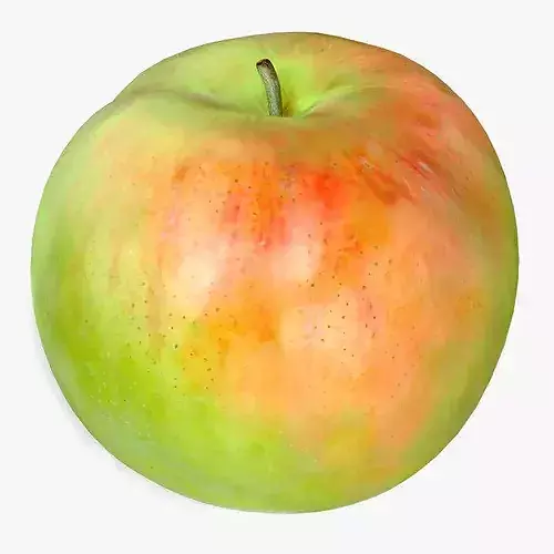 Apple Fruit Low-poly 3D model