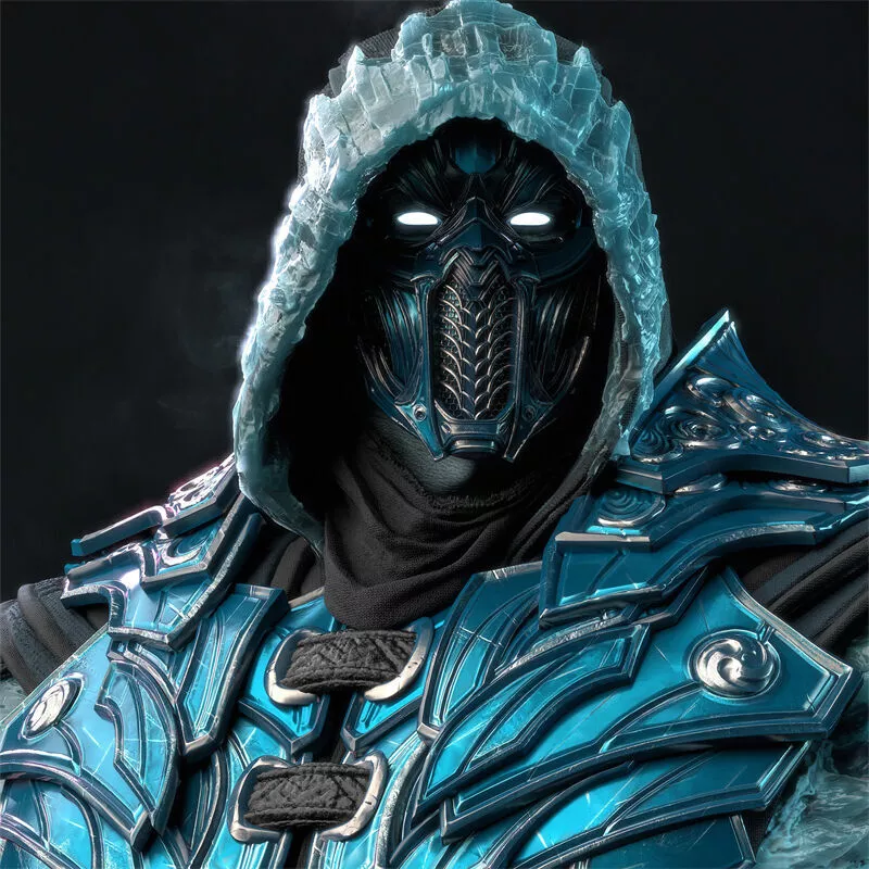 Sub-Zero Mortal Kombat 3D STL 3D print model