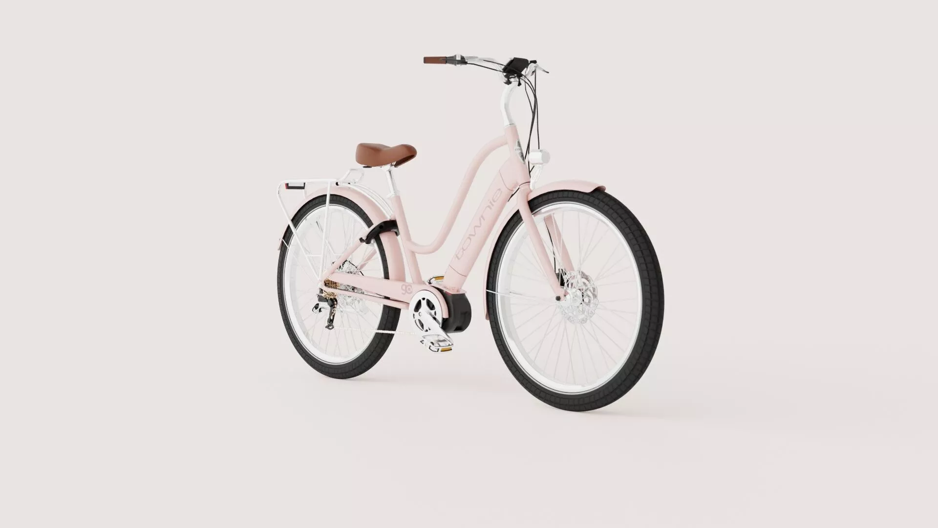 Men s Urban E-Bike - Rose Low-poly 3D model
