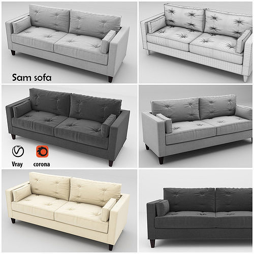 Sam sofa 3D model
