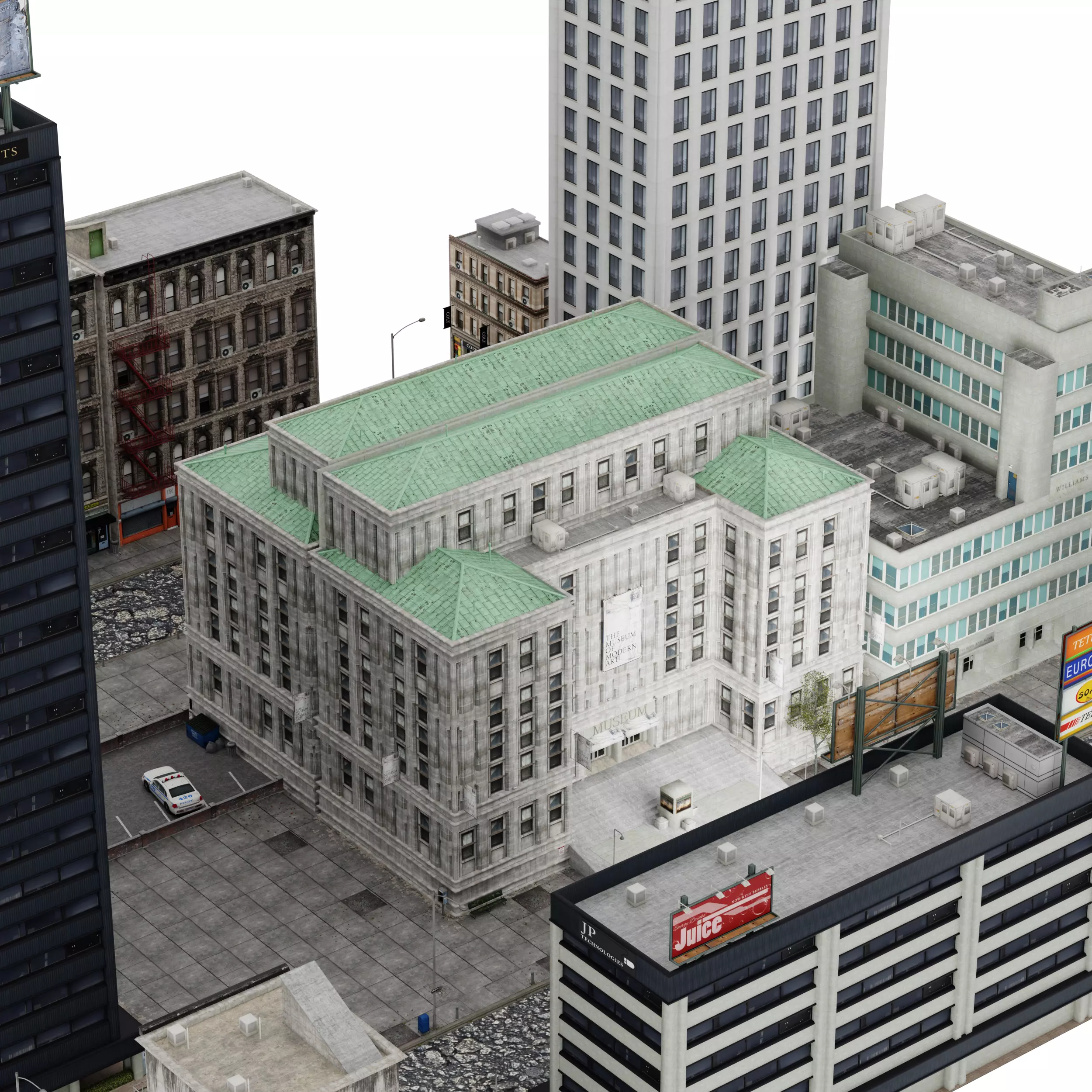 Low poly environment game ready 3d model Low-poly 3D model