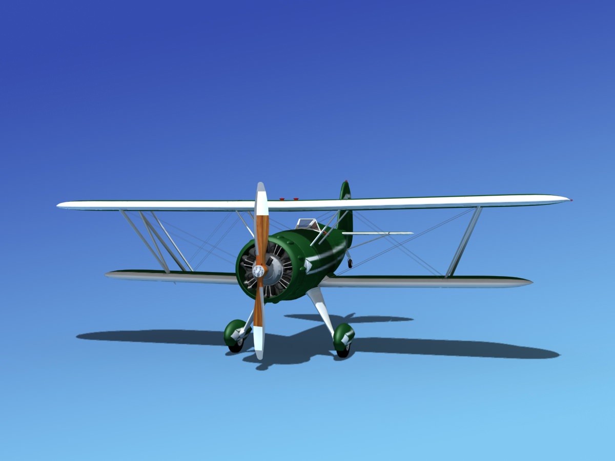 Waco YMF-5 V03 3D model_3