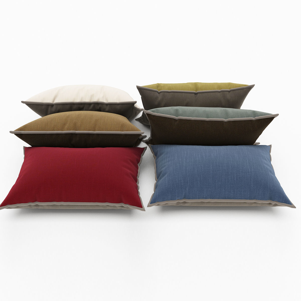 Pillows collection 70 3D model_3