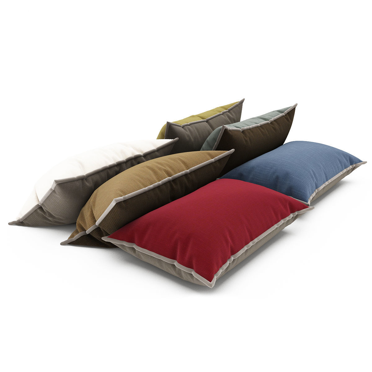 Pillows collection 70 3D model_1