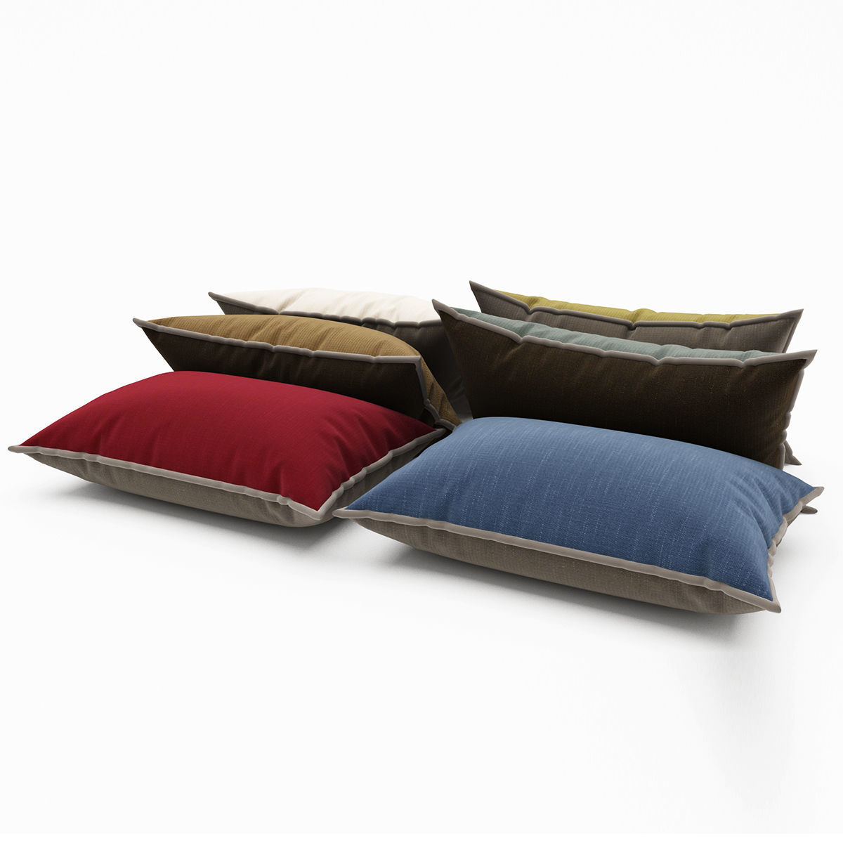 Pillows collection 70 3D model_4