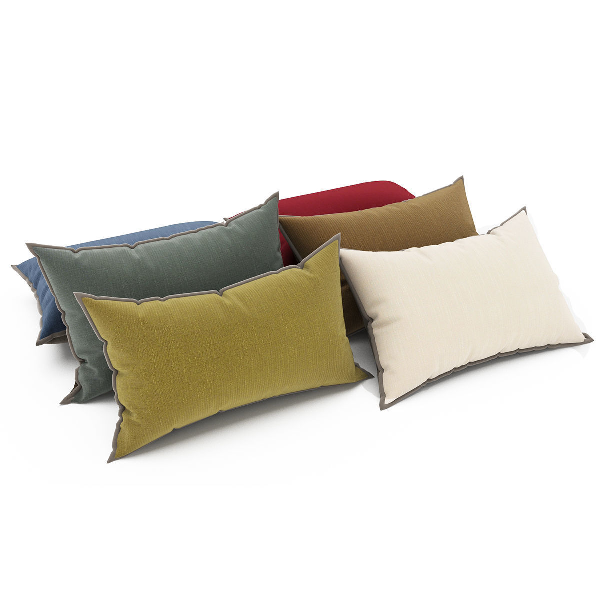 Pillows collection 70 3D model_2