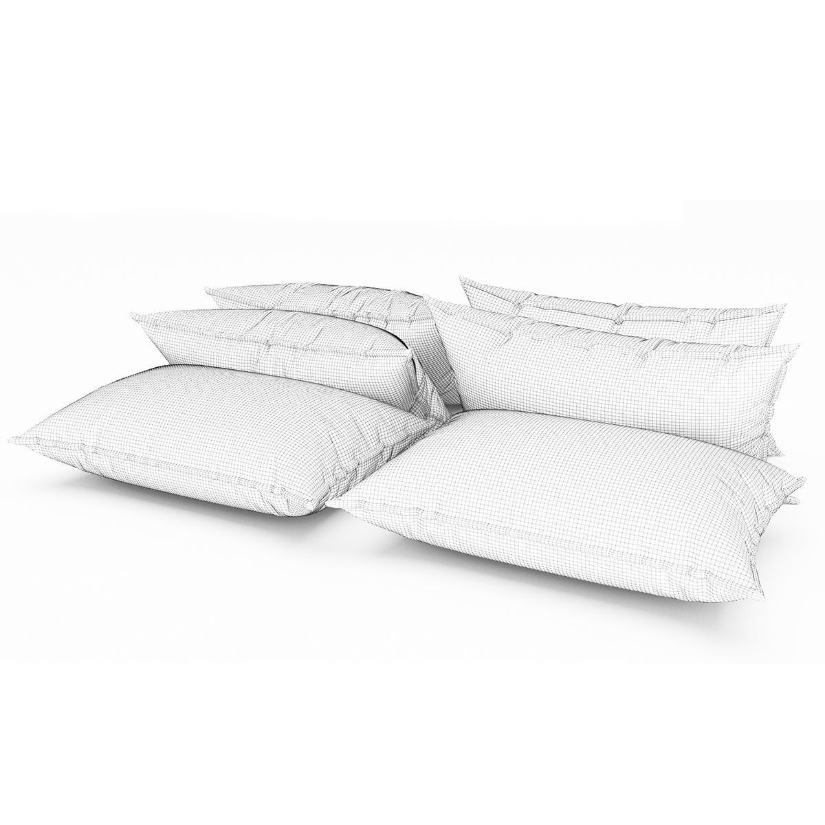 Pillows collection 70 3D model_6