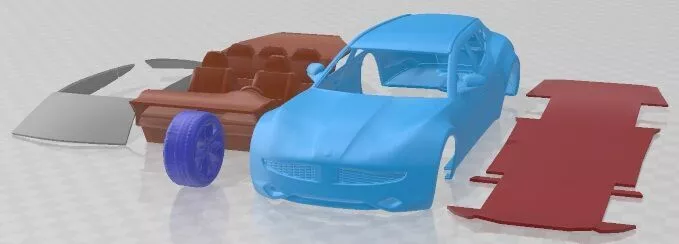 Fisker Surf 2013 Printable Car 3D print model