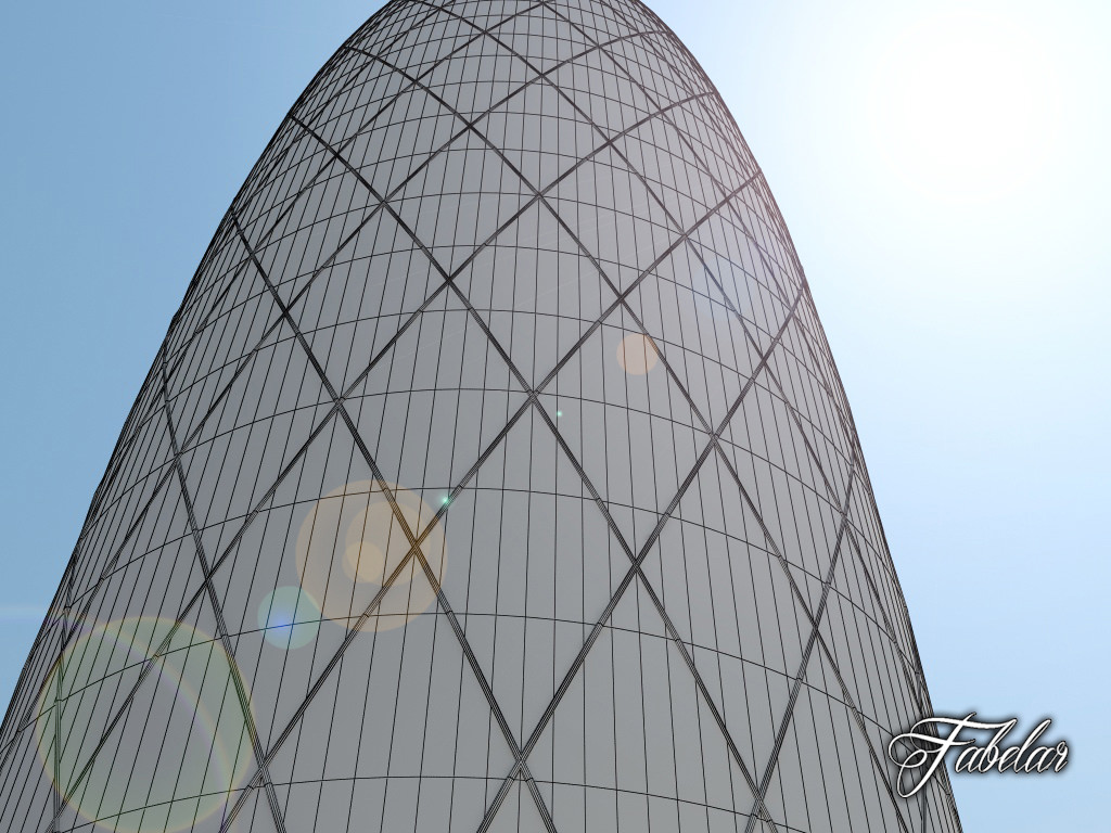 Building 20 Low-poly 3D model_4