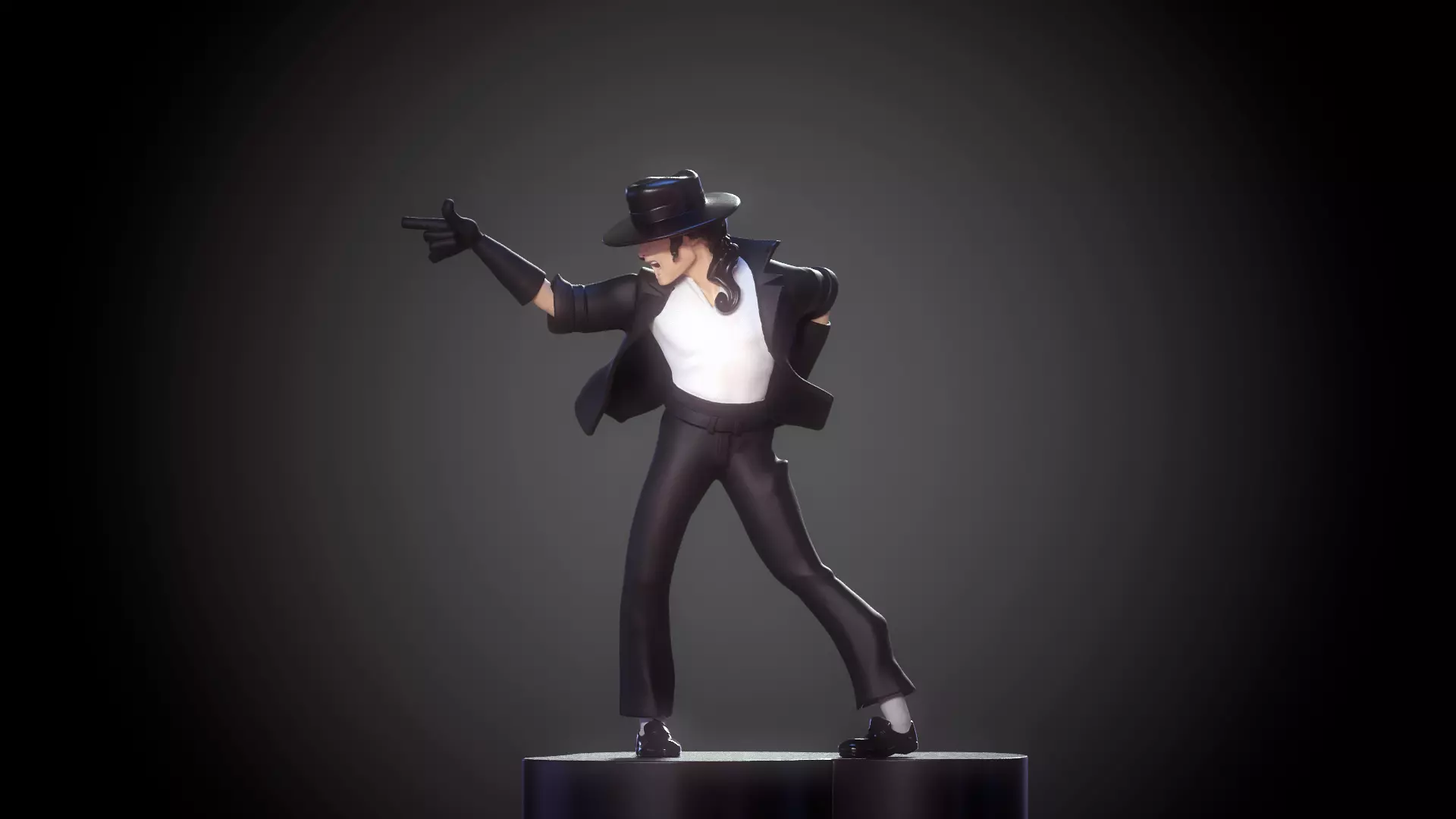 The King of Pop 3D print model