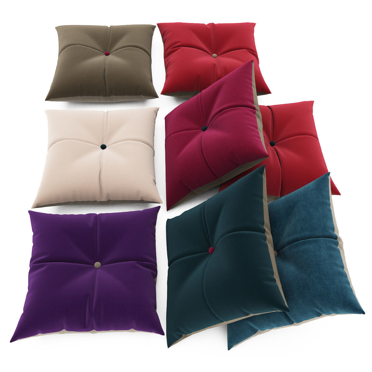 Pillows collection 76 3D model_4