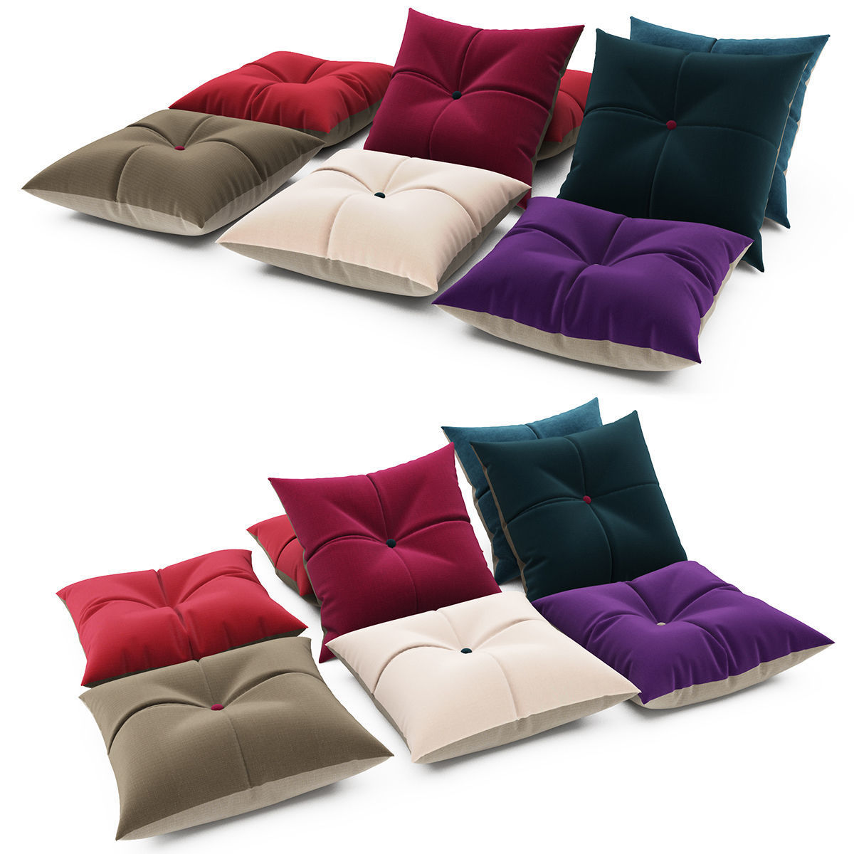 Pillows collection 76 3D model_1
