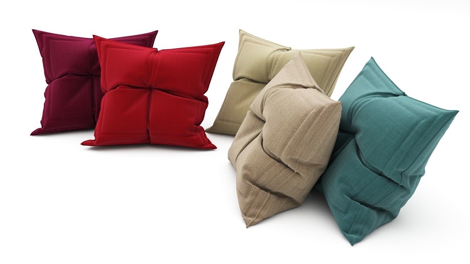 Pillows collection 84 3D model_8