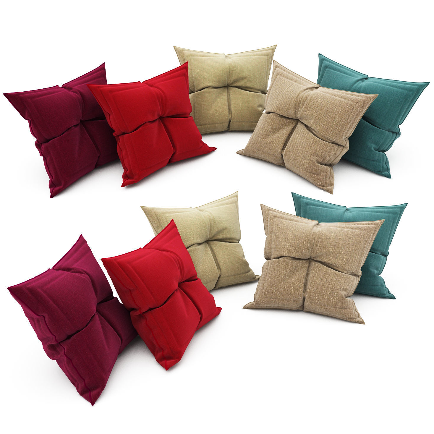 Pillows collection 84 3D model_1