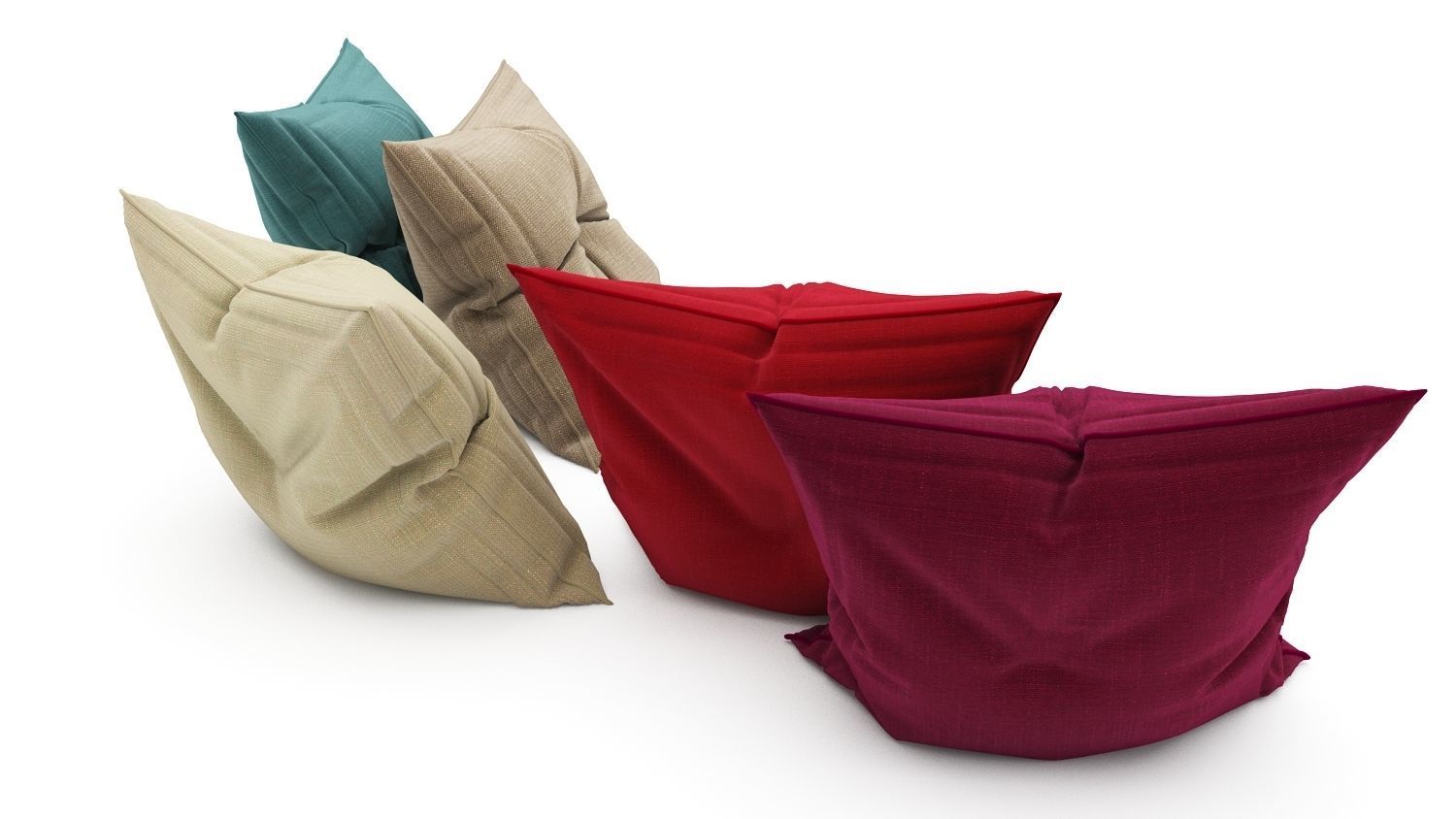 Pillows collection 84 3D model_9