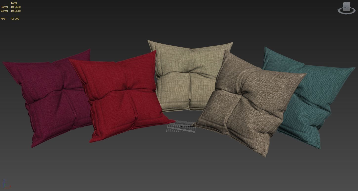 Pillows collection 84 3D model_10