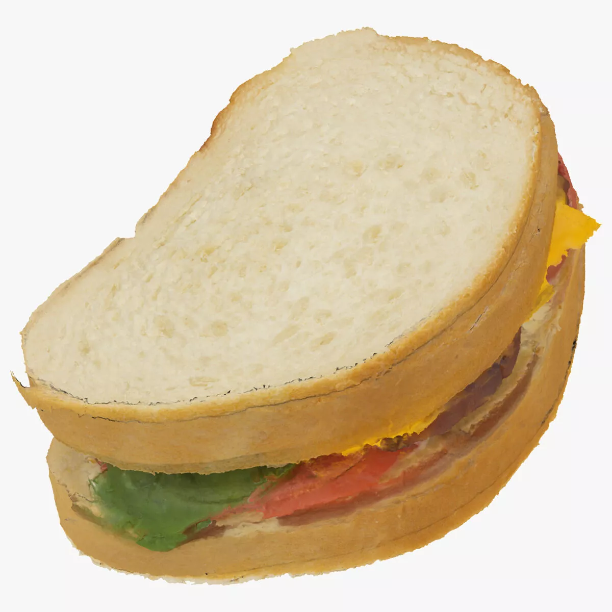 Salami Sandwich 01 RAW Scan 3D model