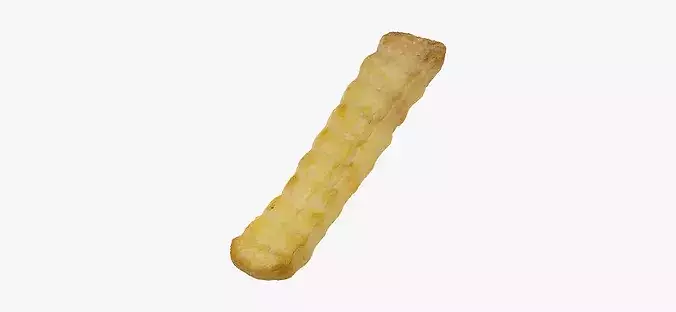 Wavy Fry 01 RAW Scan 3D model 2