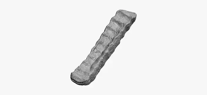 Wavy Fry 01 RAW Scan 3D model 3