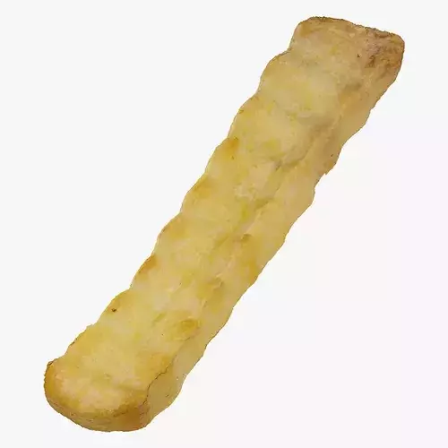 Wavy Fry 01 RAW Scan 3D model