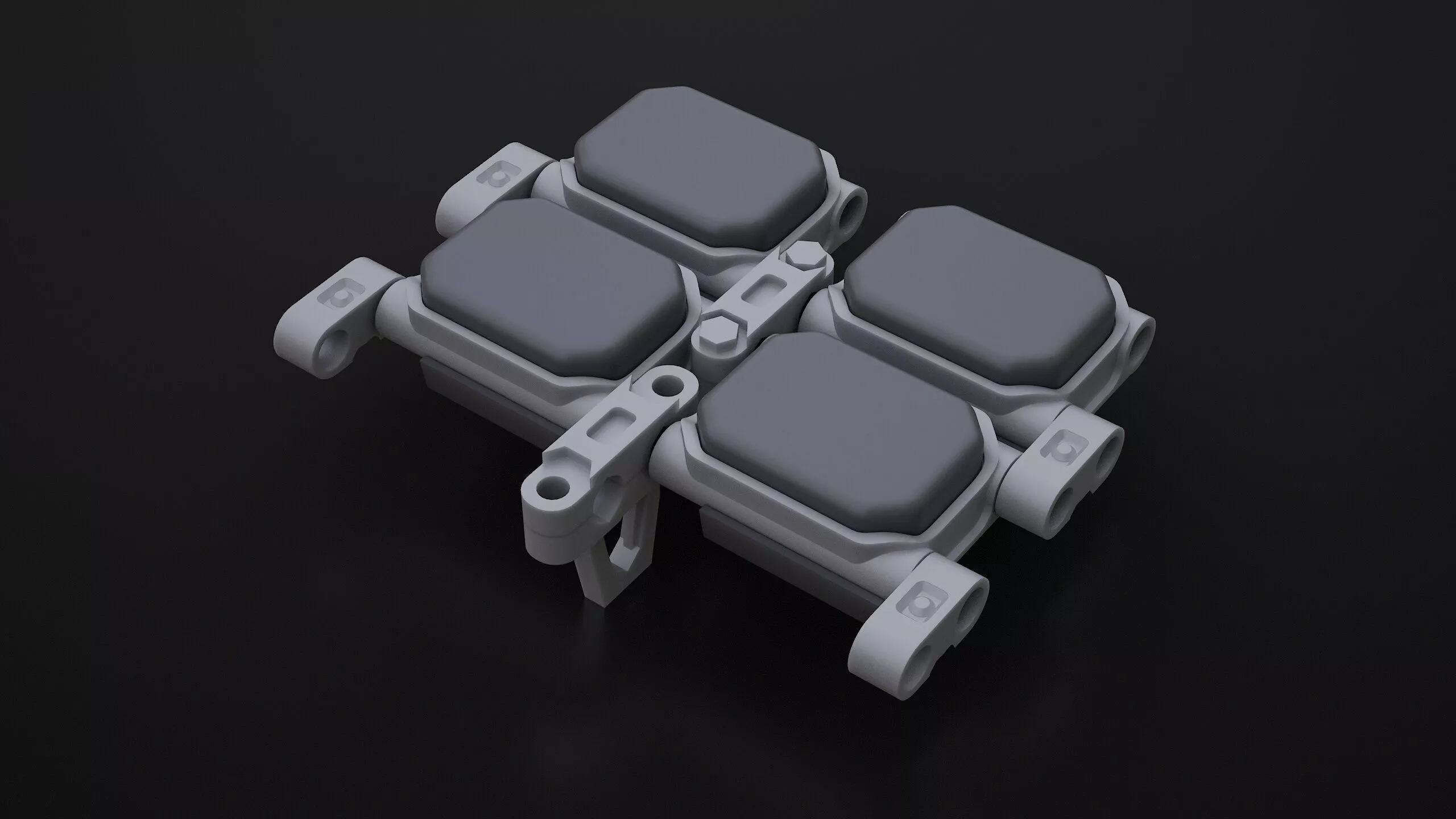 M1 Abrams T158 Spare Tracks 3D Print 3D print model