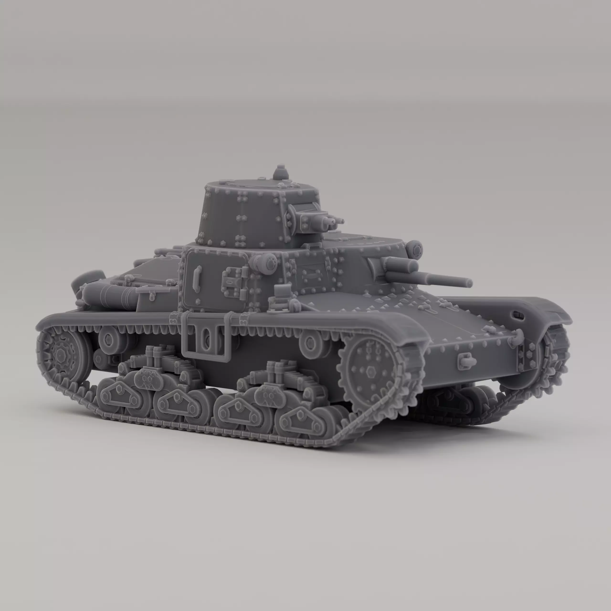Carro Armato M11 39 MT Italy WWII 1939 3D print model