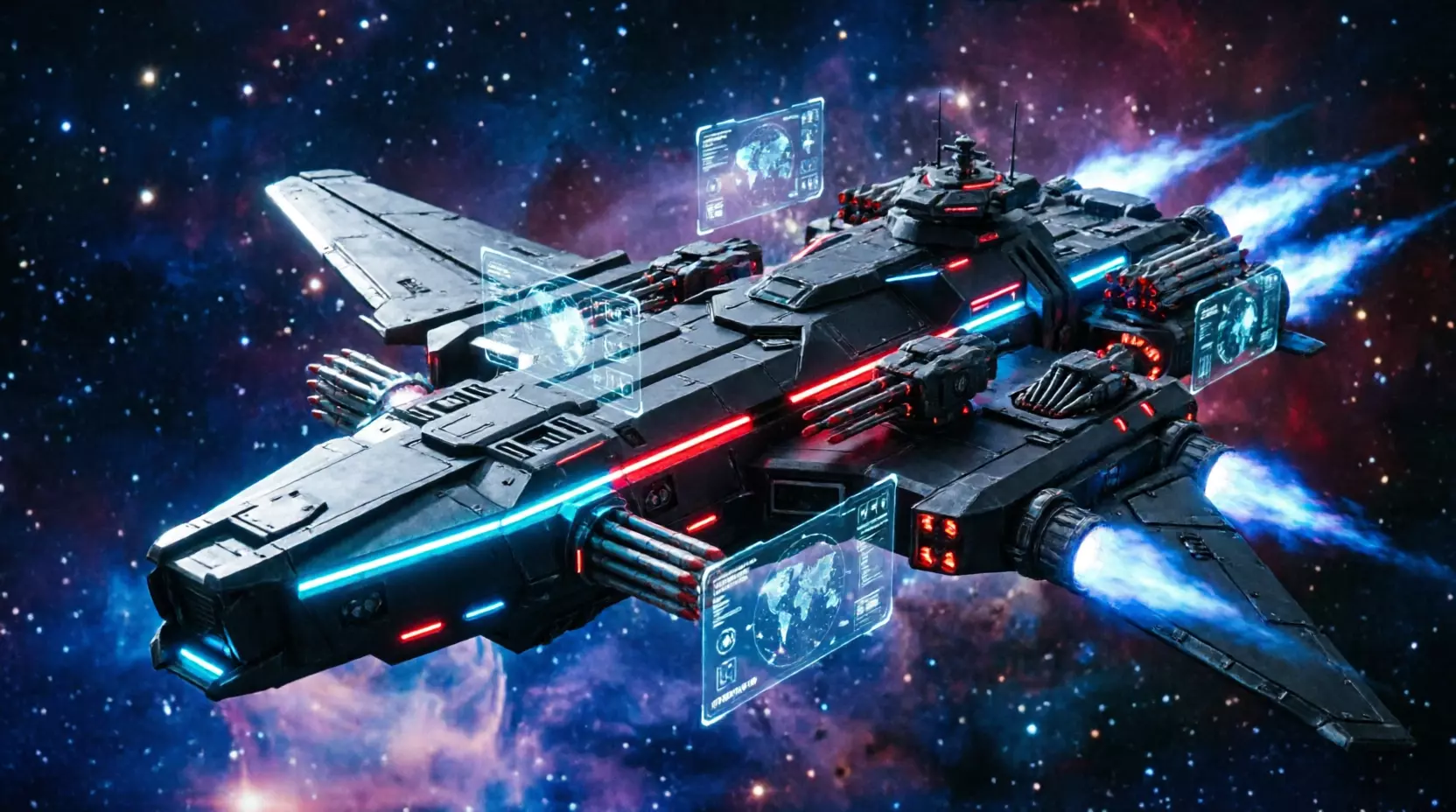 Heavy Assault Starship KL-517 3D model