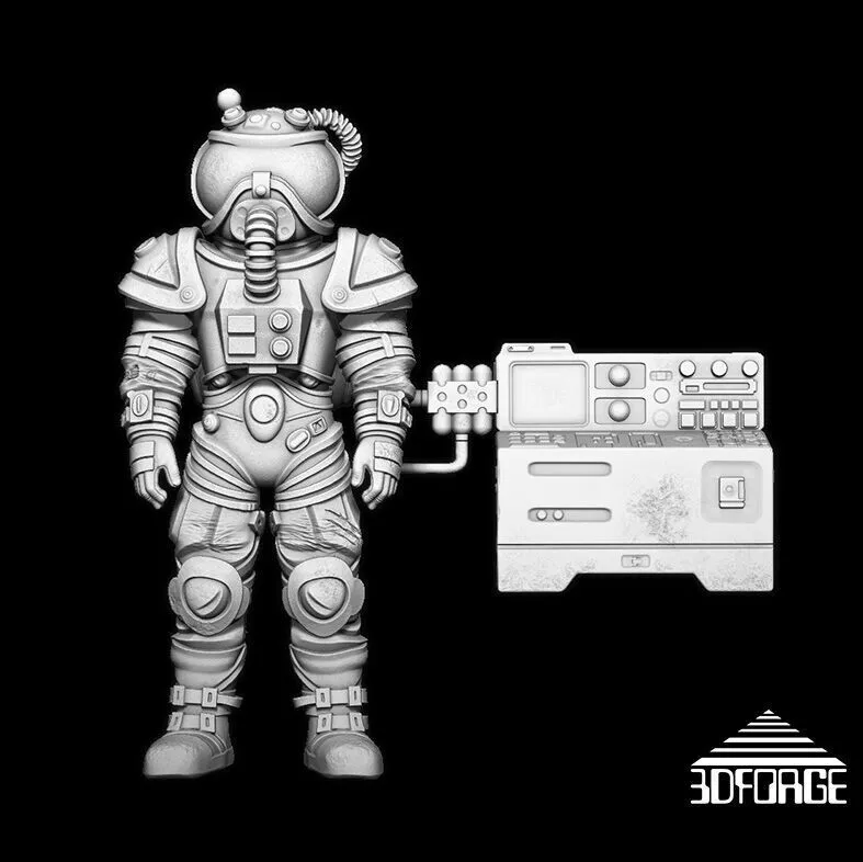 CASTLE GRAYSKULL SPACE SUIT- 1-12 Scale 3D print model
