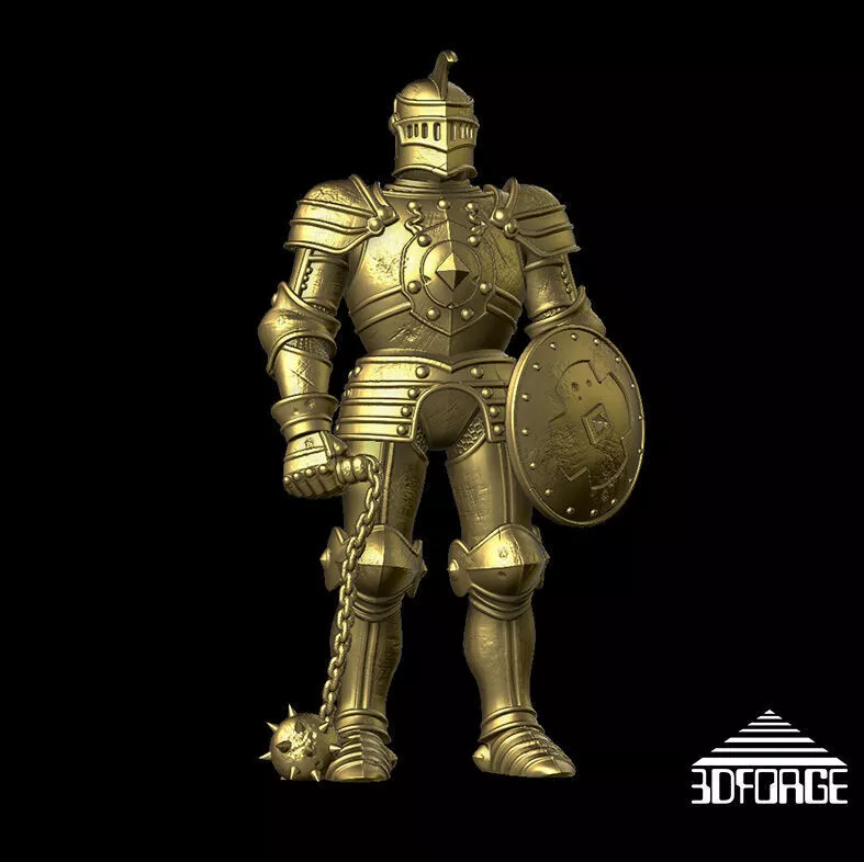CASTLE GRAYSKULL GOLDEN ARMOR - 1-12 Scale 3D print model