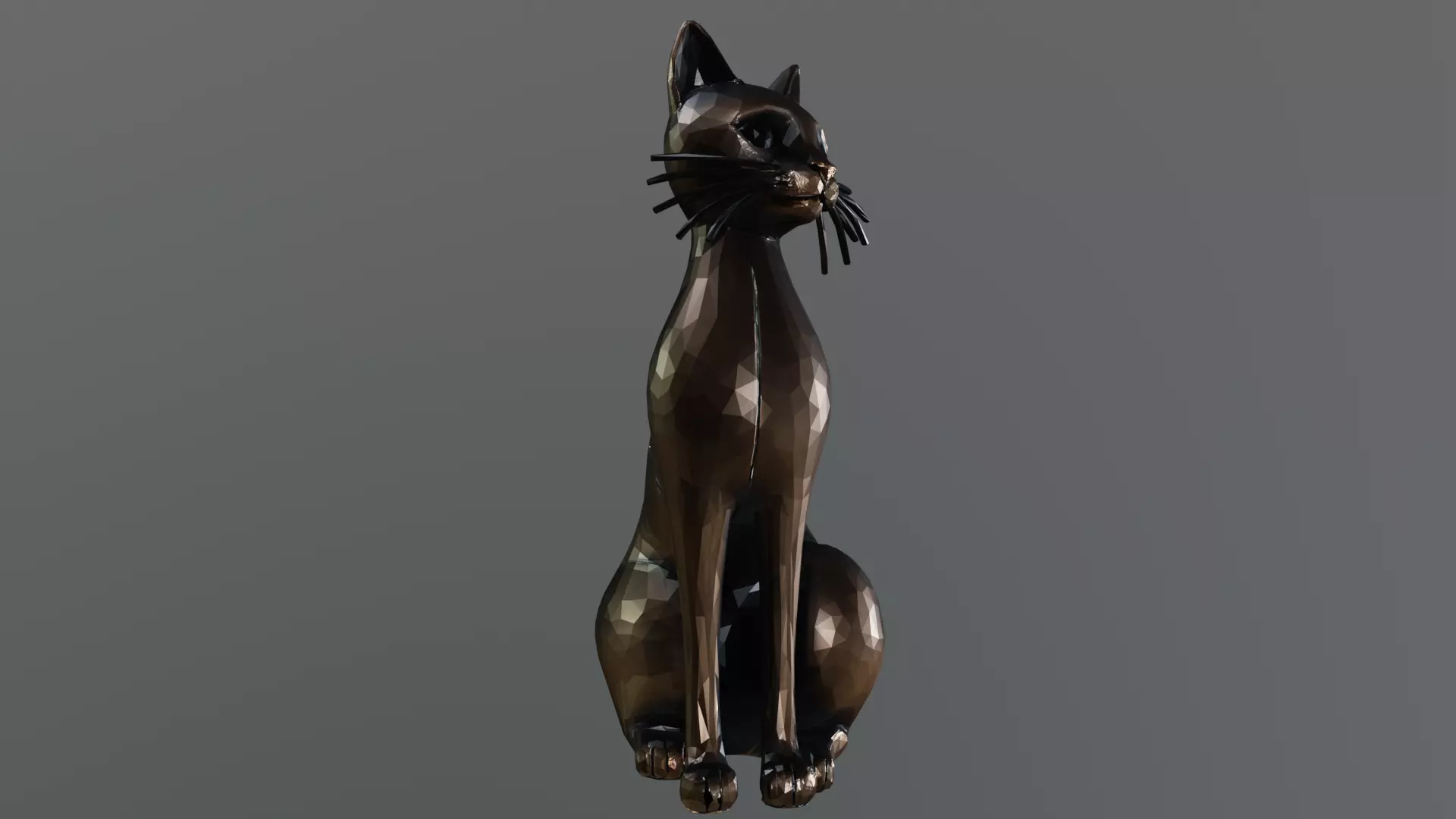 cat statue Free 3D model
