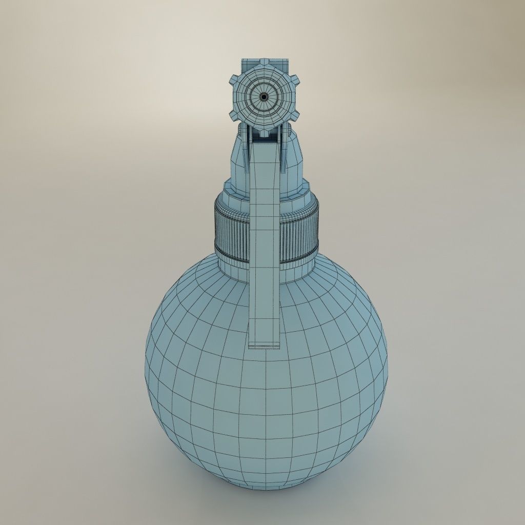 Spray bottle Low-poly 3D model_6
