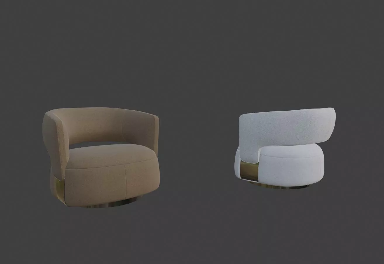 Alberta Pacific Kamila Armchair 3D model