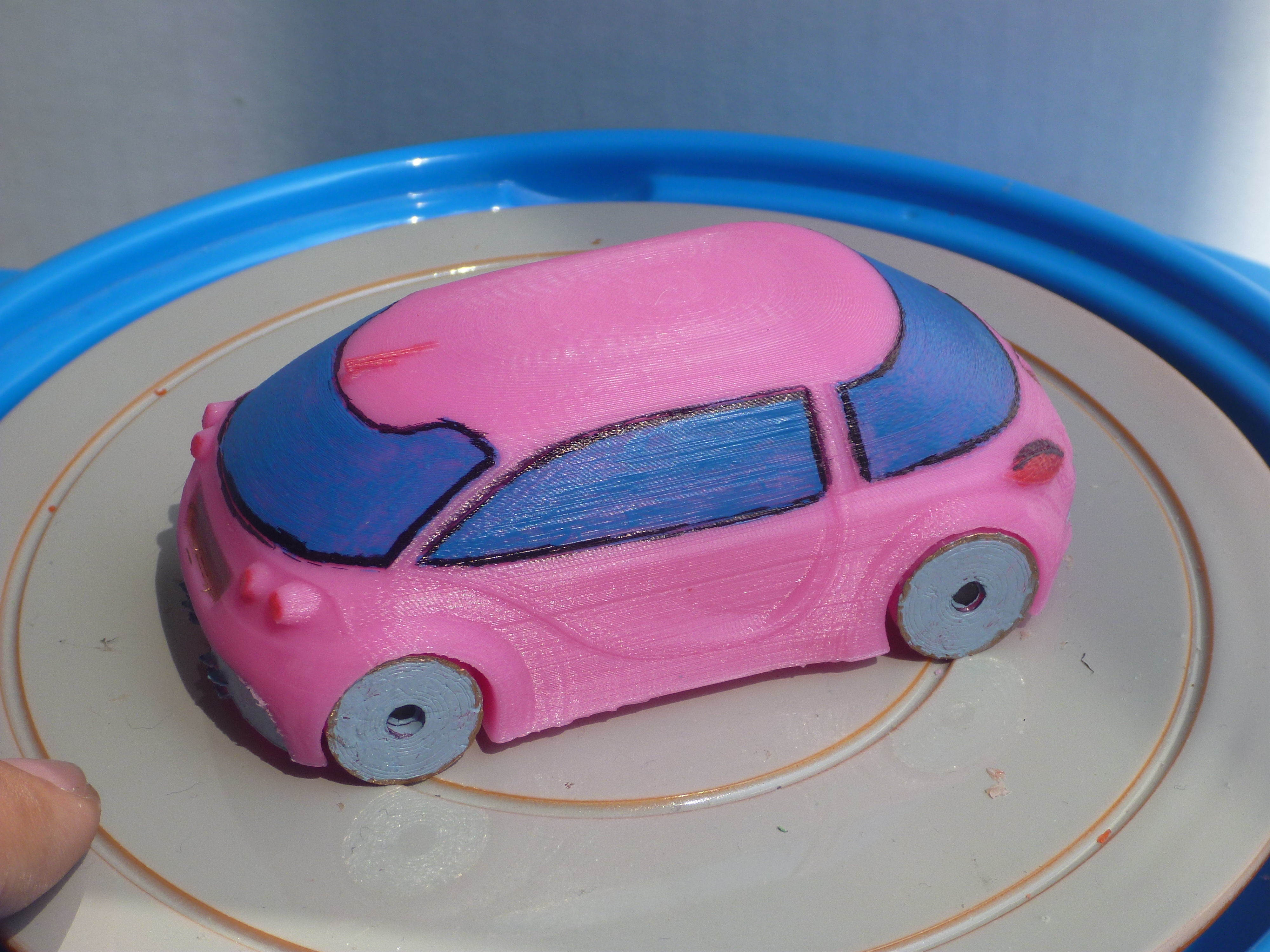 AAA Corvette Inspired RC Car Body 3D print model_43