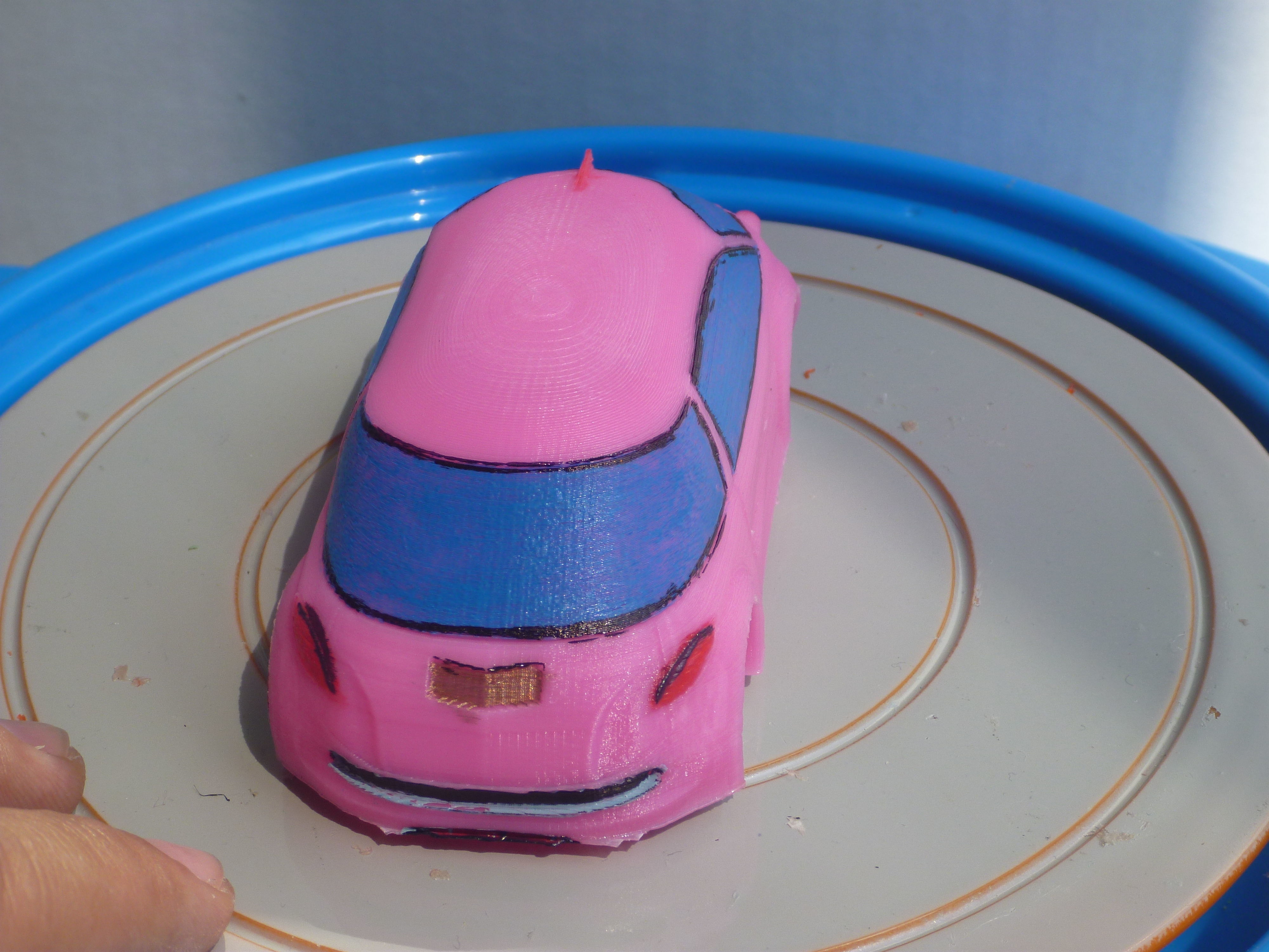 AAA Corvette Inspired RC Car Body 3D print model_37