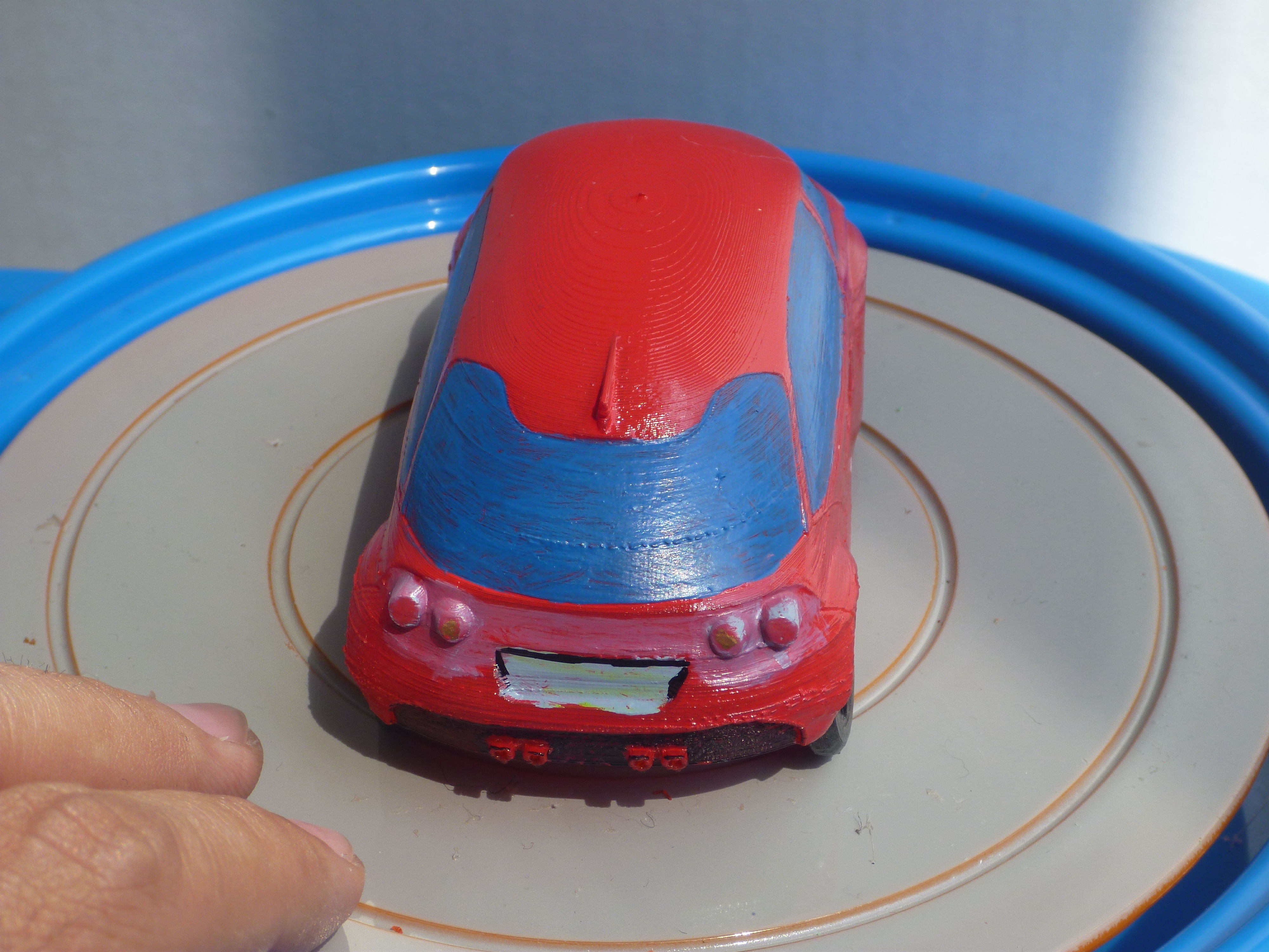 AAA Corvette Inspired RC Car Body 3D print model_9