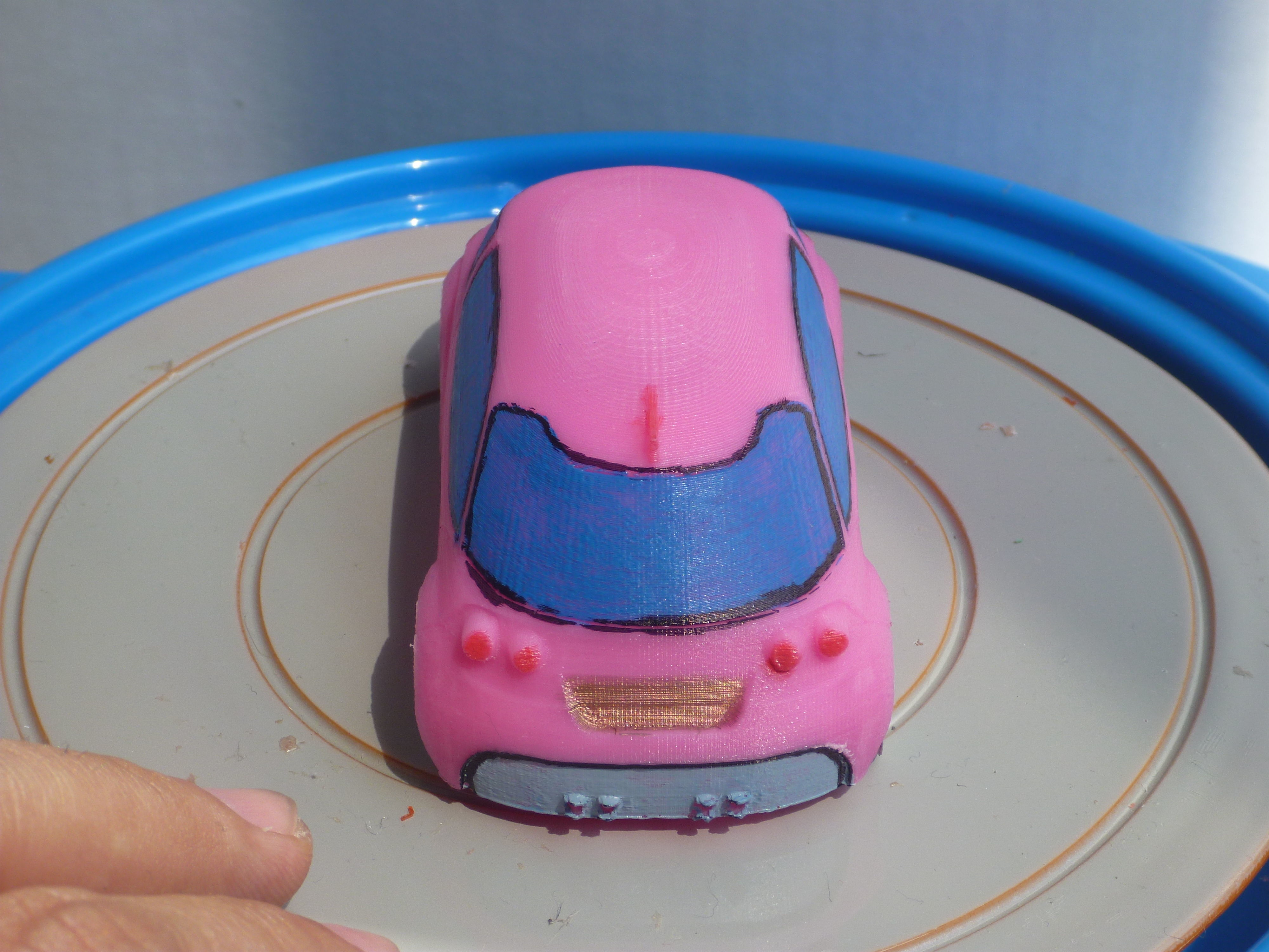 AAA Corvette Inspired RC Car Body 3D print model_34