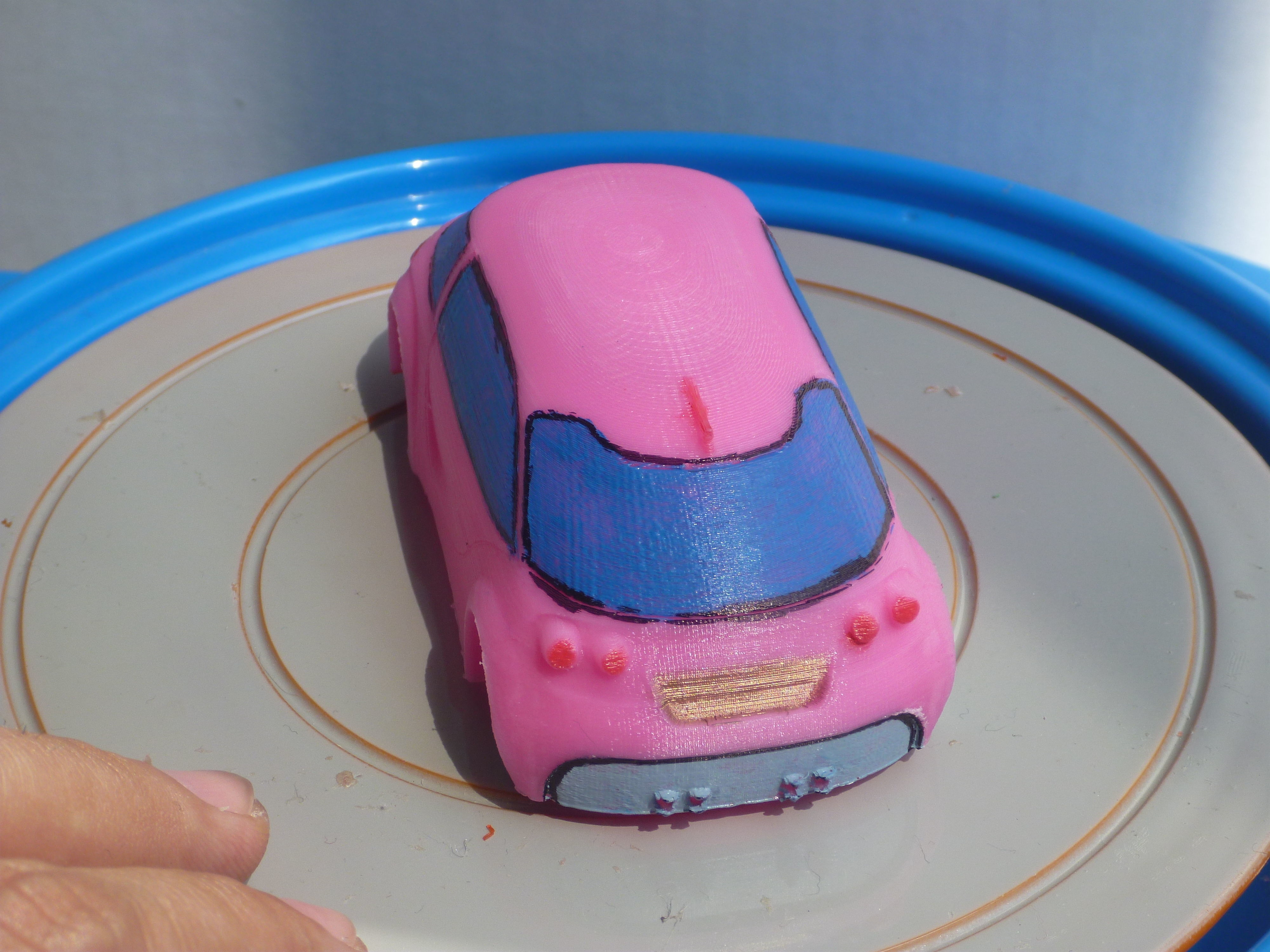 AAA Corvette Inspired RC Car Body 3D print model_36