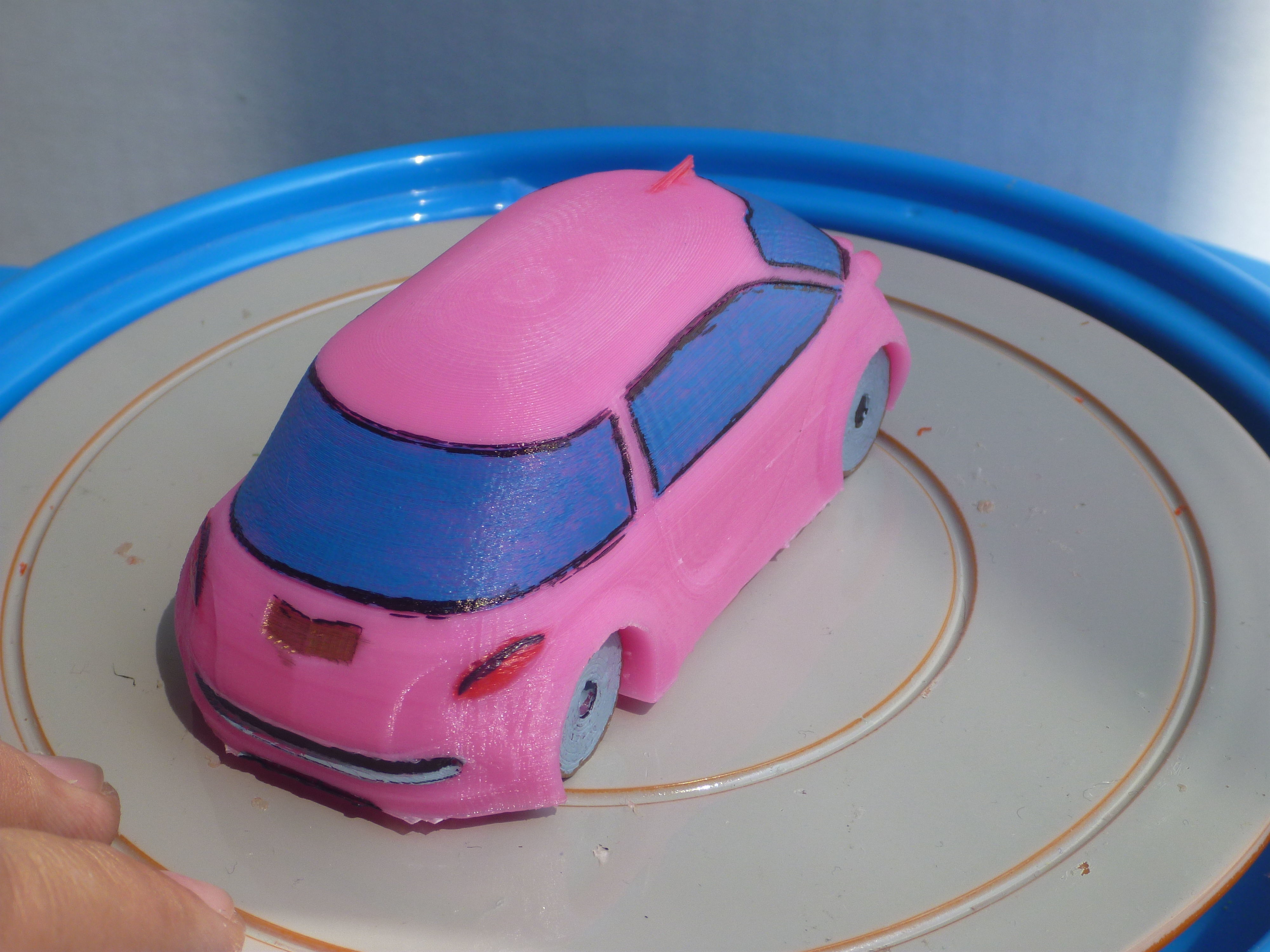 AAA Corvette Inspired RC Car Body 3D print model_25