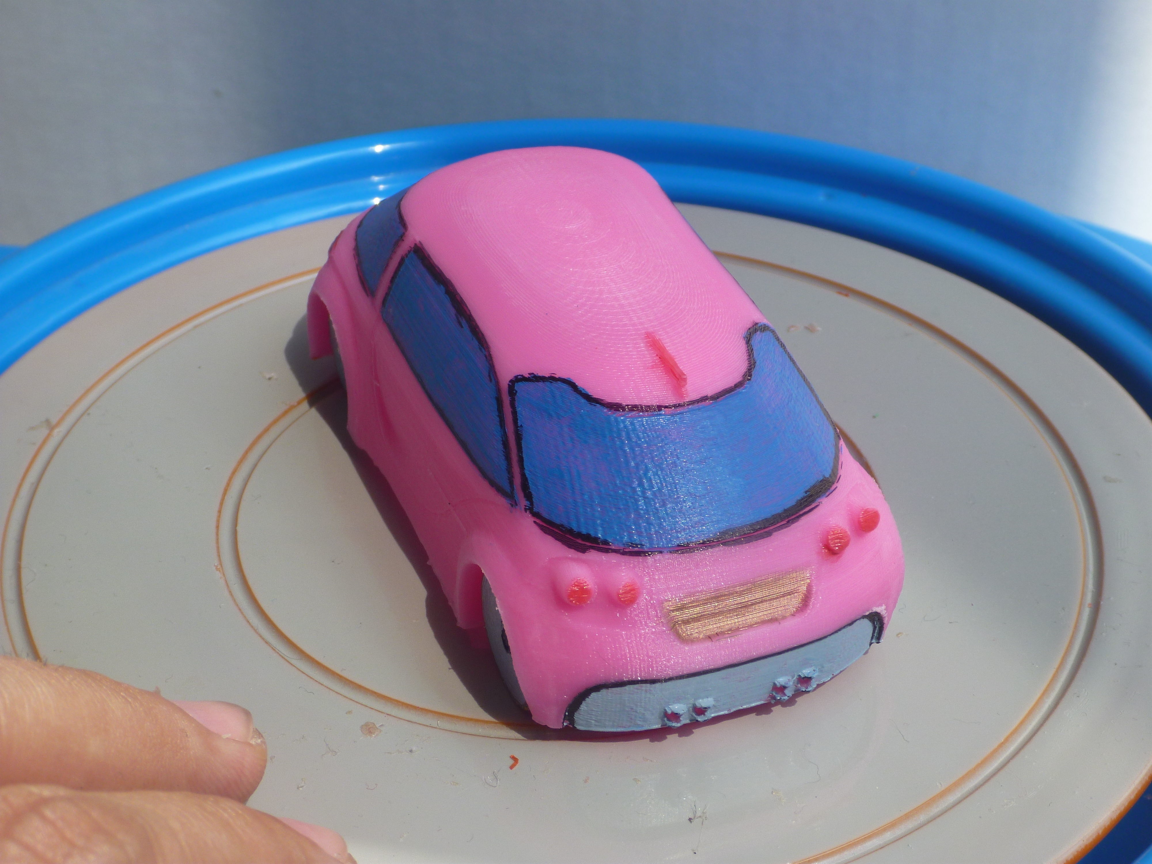 AAA Corvette Inspired RC Car Body 3D print model_41