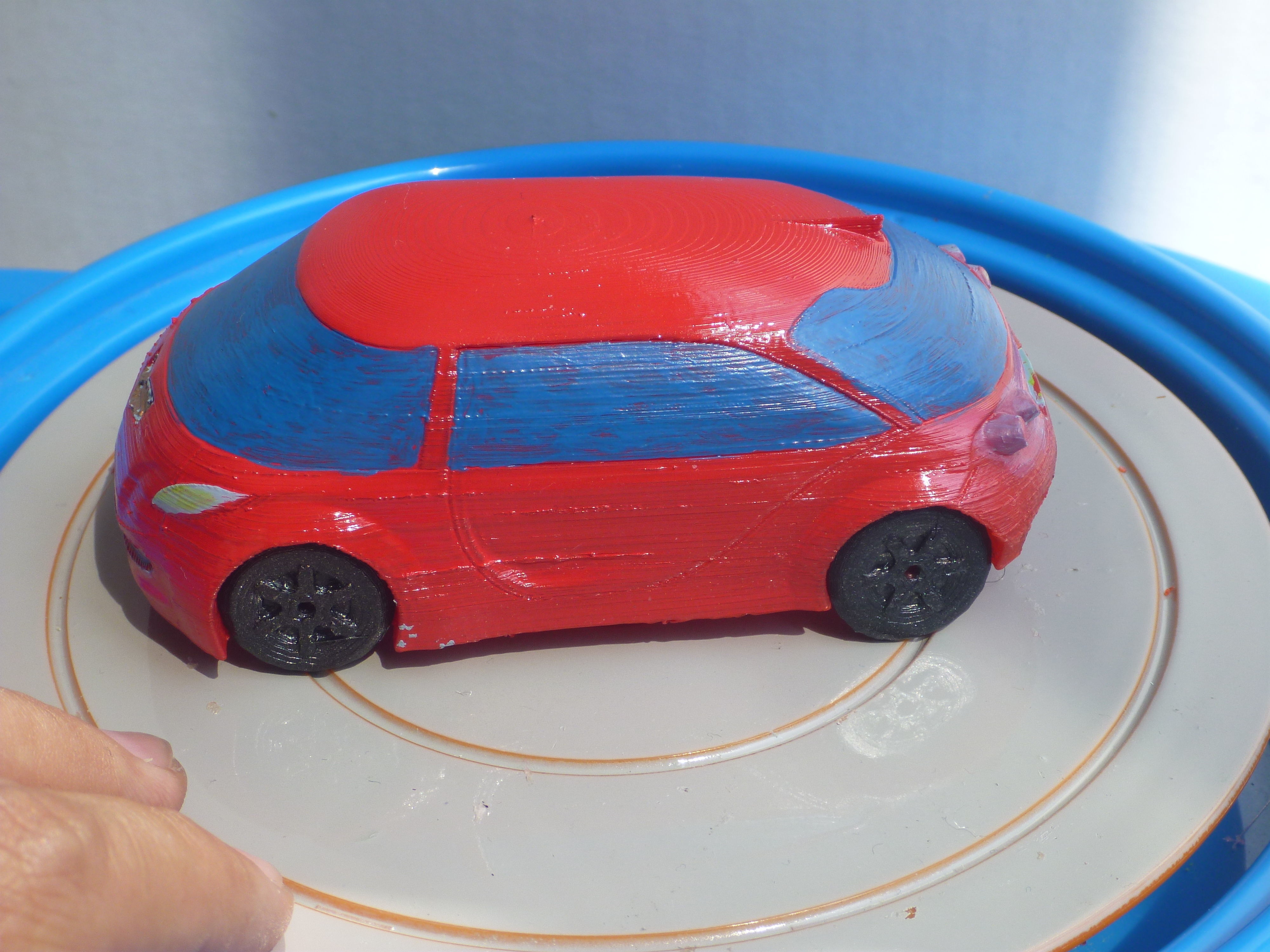 AAA Corvette Inspired RC Car Body 3D print model_5